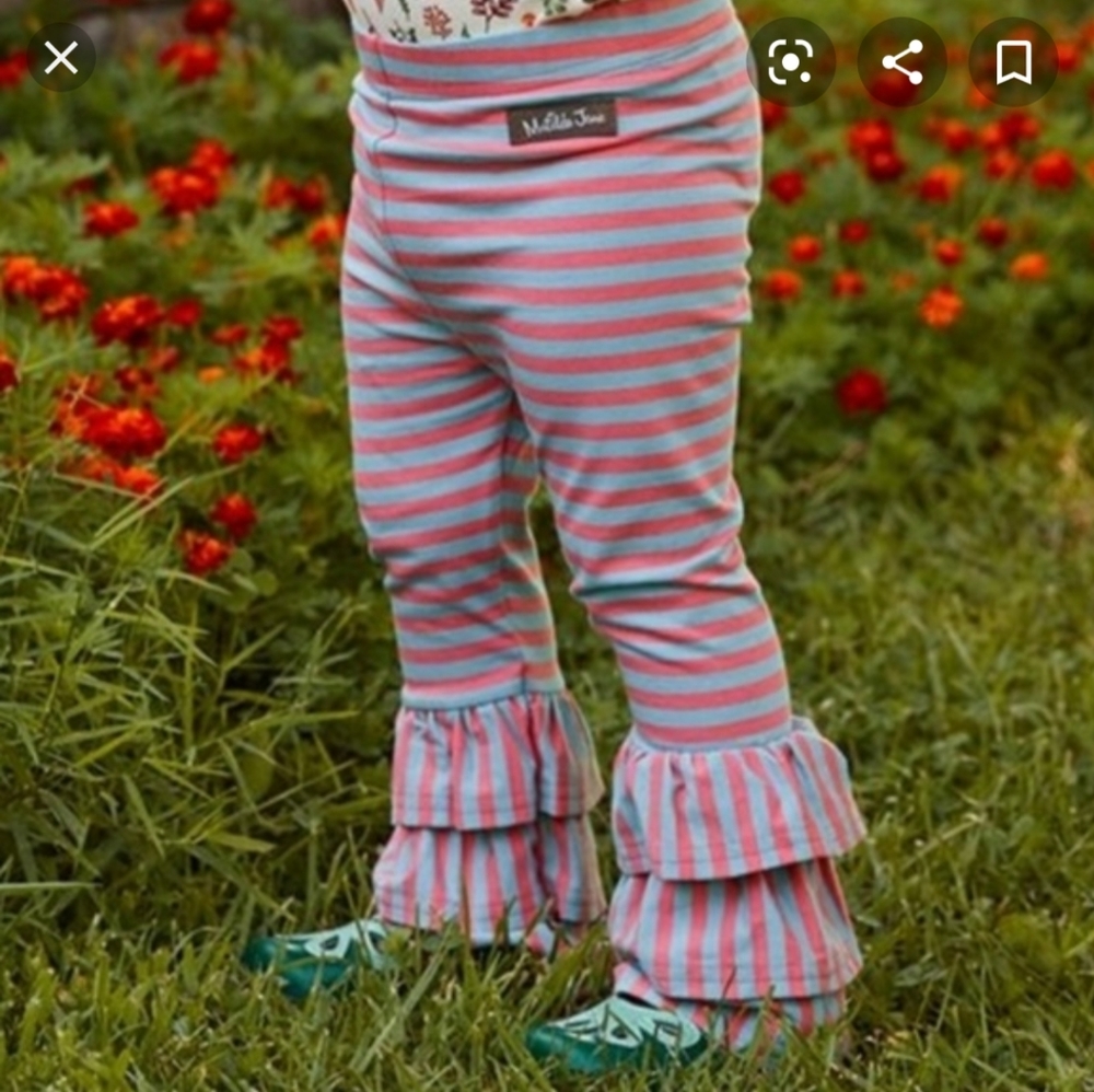 EUC Matilda Jane Berry Cute Benny Pants Sz 12-18m